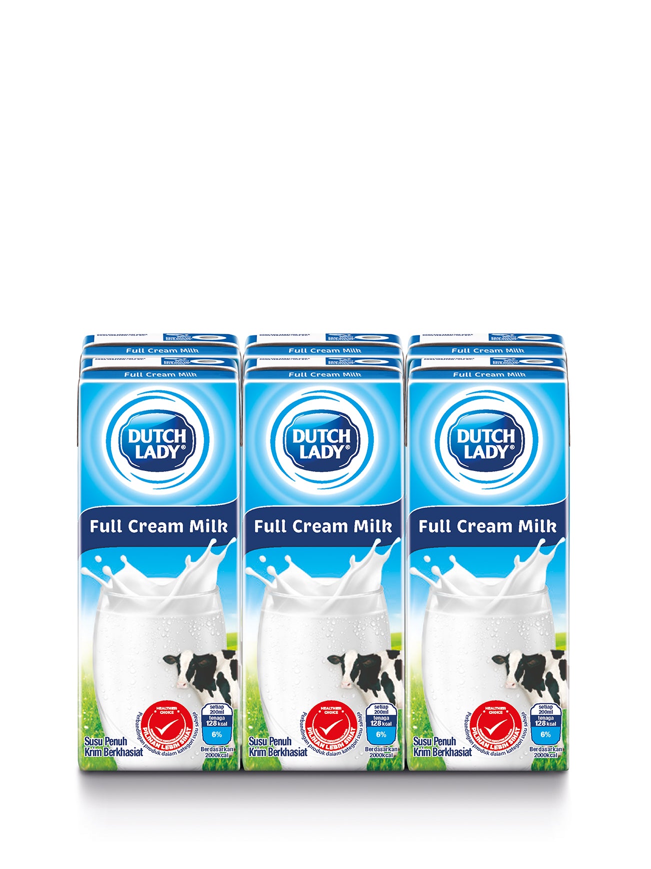 DUTCH LADY UHT FULL CREAM 6X200ML