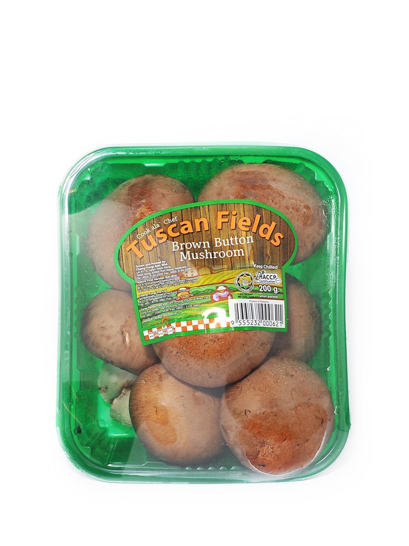 TF BROWN BUTTON MUSHROOM 200G