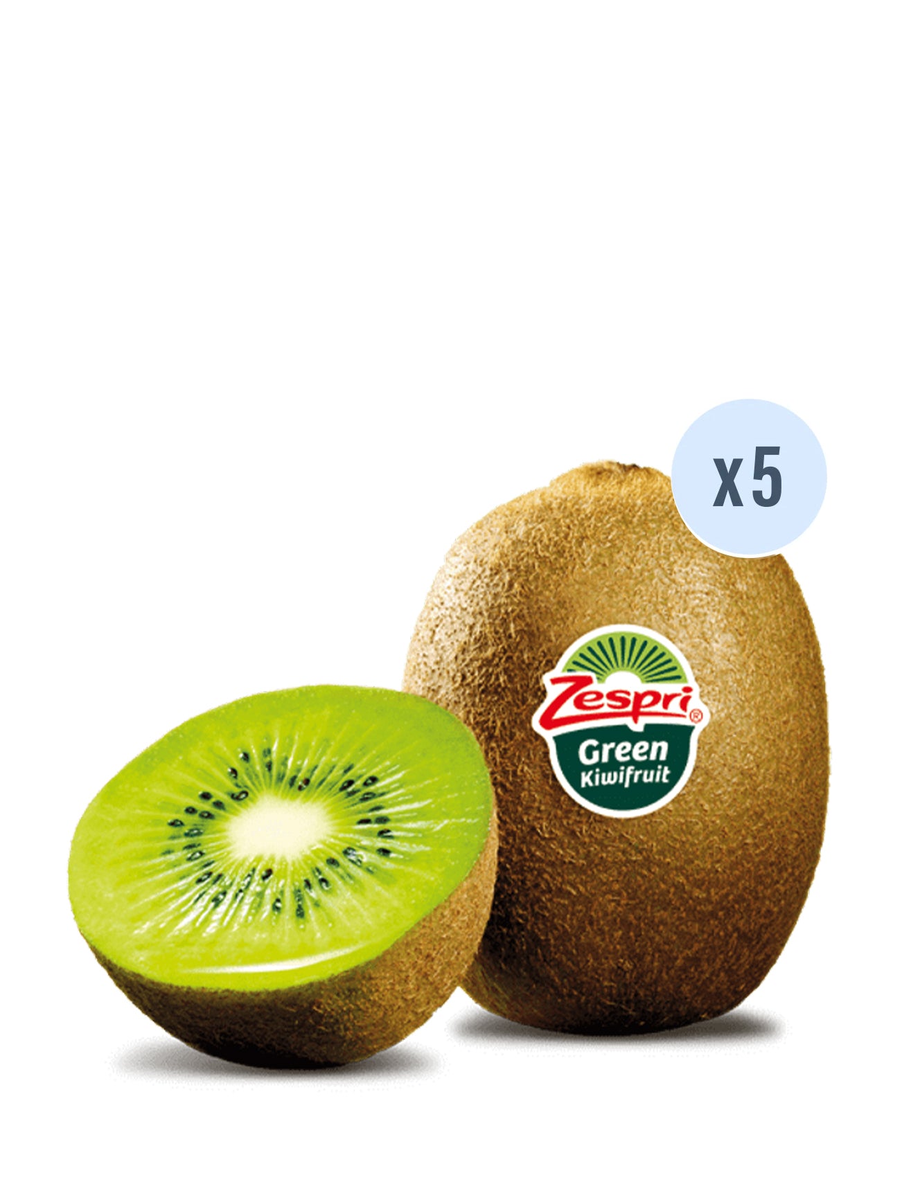 NZ ZESPRI ORGANIC GREEN KIWIFRUIT 5PCS