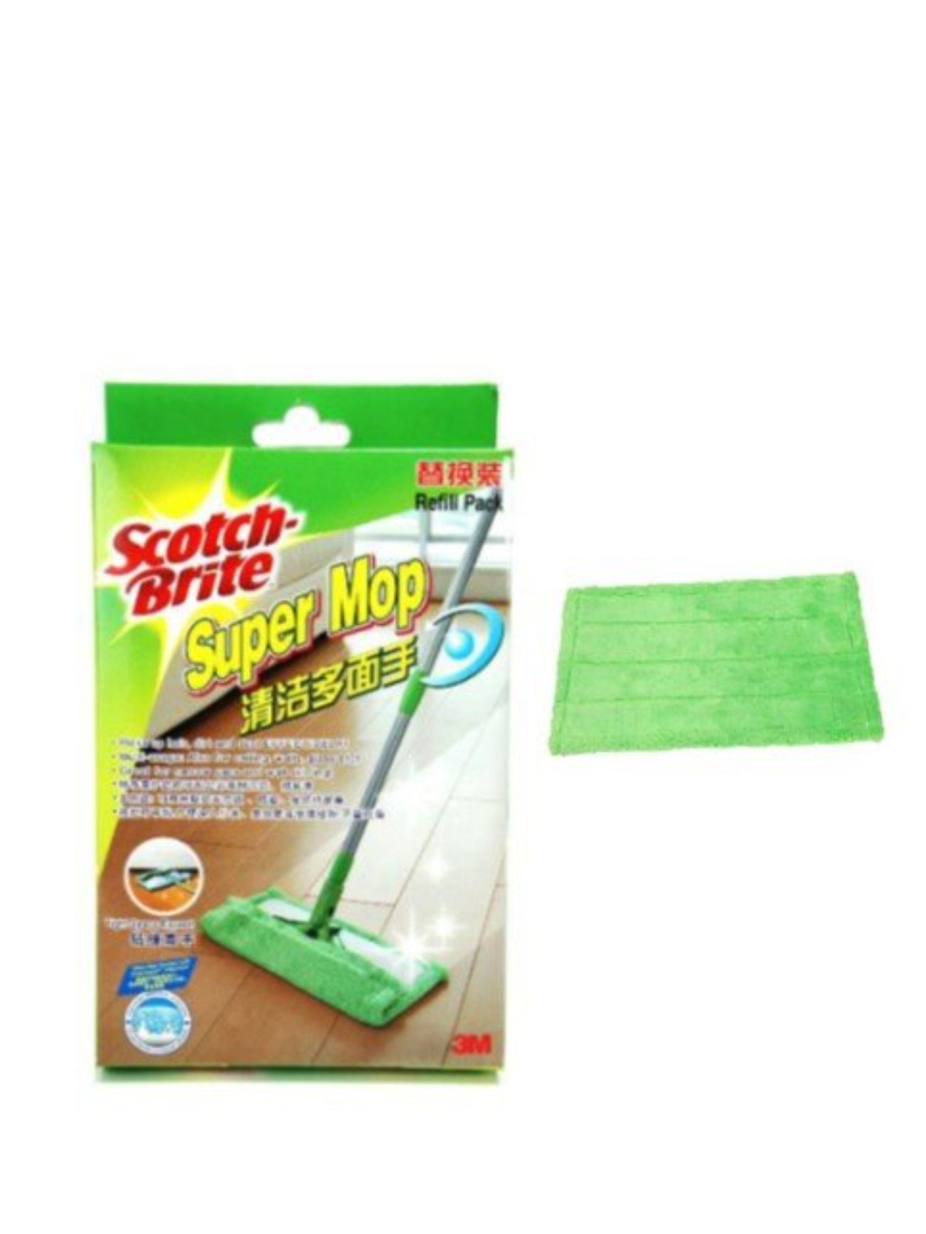 S/B SUPER MOP CLEAN 360 REFILL 1S